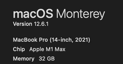 Macbook pro 14inch, m1 MAX, 32GB/500GB 436 cycle 84%