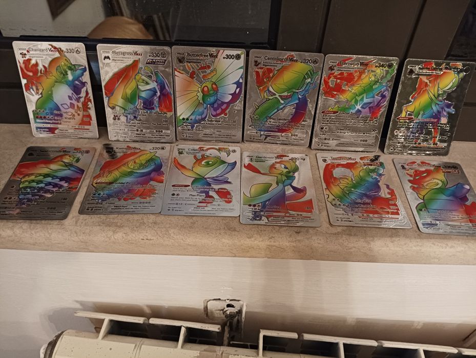 Разнообразие от сребърни карти на Покемон Pokémon cards ЧАСТ 5