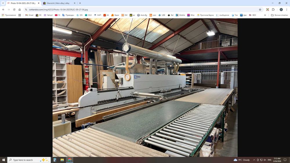 кантираща машина Homag Optimat KAL310/6/A3/S2