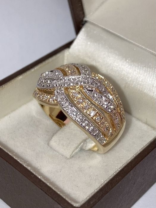 Inel designer aur cu diamante 0.80ct