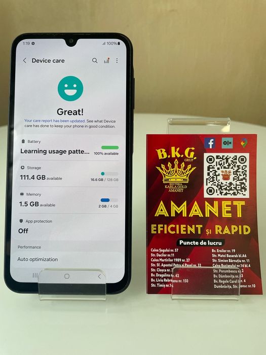 Samsung A15 128gb Amanet BKG