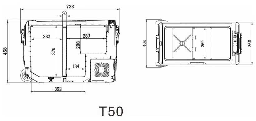 Автомобильный холодильник Alpicool T-50 новый в упаковке с доставкой!