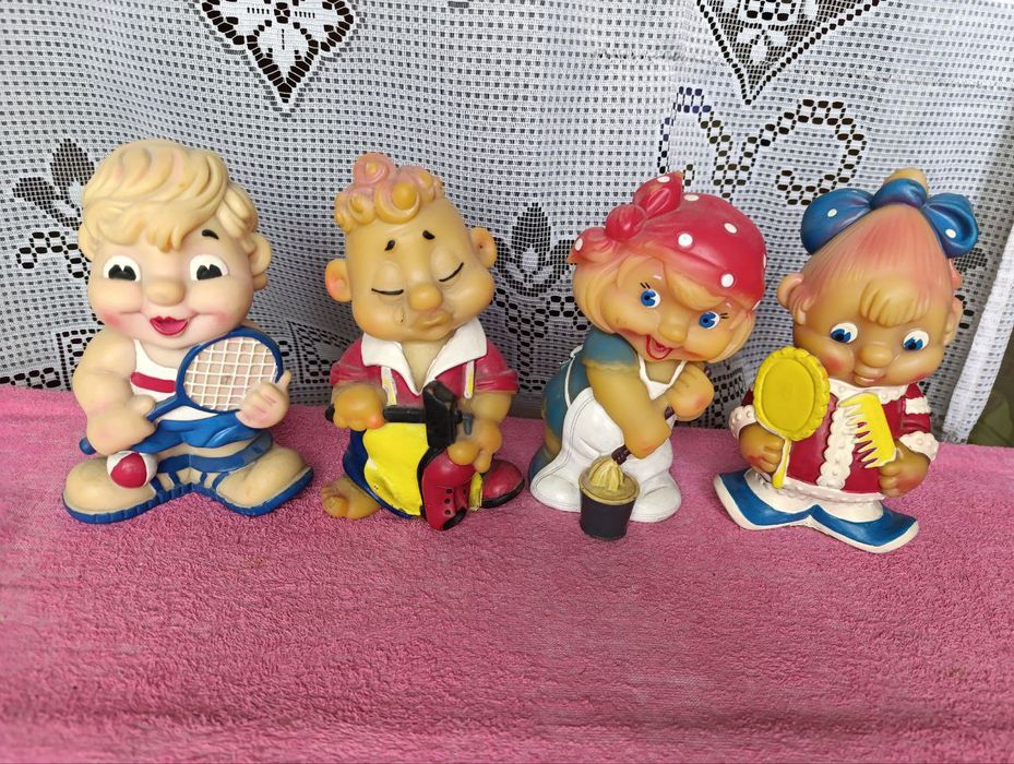 Ёлочные , мягкие , резиновые игрушки СССР