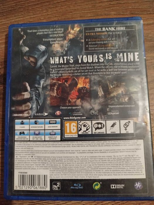 Продавам игра за PS4 ThieF