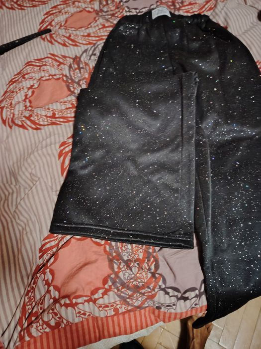 Уникален лъскав панталон тип анцунг