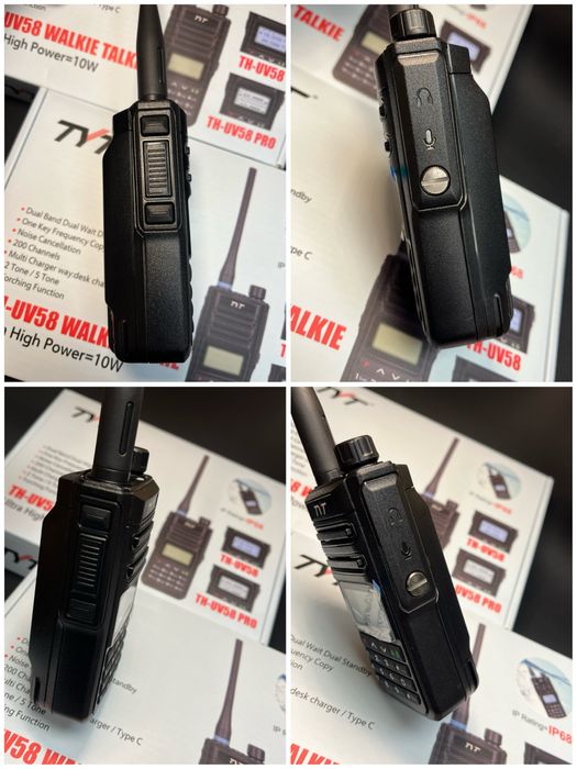 Радиостанция TYT TH-UV58 USB C последен модел 2025 walkie radiostation