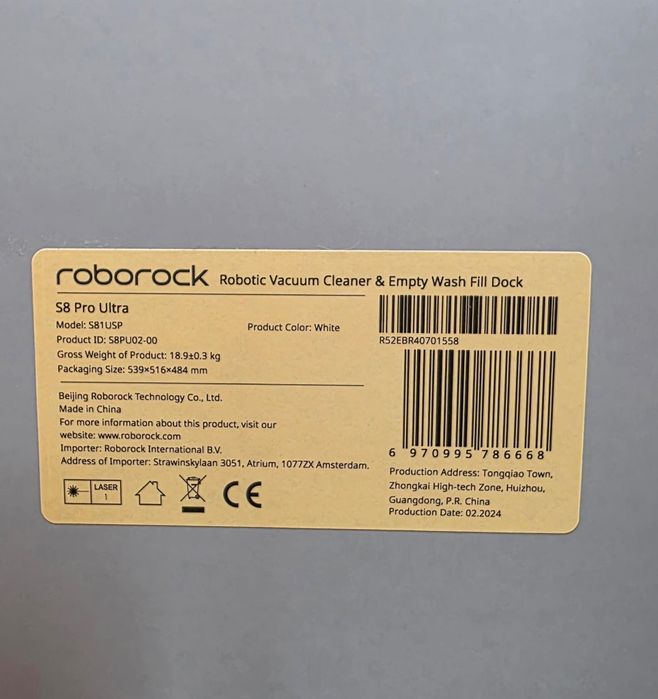 Roborock S8 Pro Ultra alb, ca nou, garantie la eMag