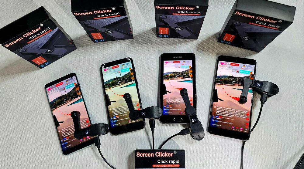 Screen Clicker TikTok - Transformă Telefonul în Magie! TAP TAP