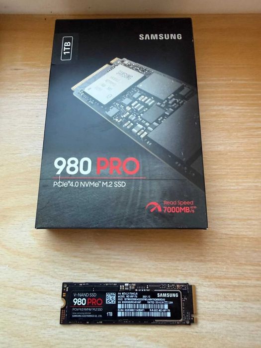 Solid State Drive (SSD) Samsung 980 PRO 1TB, PCIe Gen 4.0 x4, NVMe, M.2