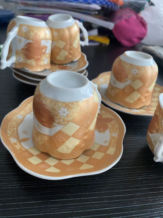 Комплект 5чаши и чинии