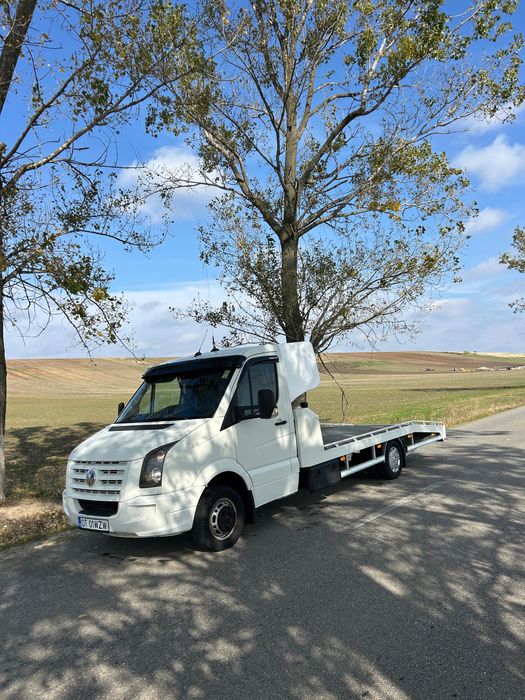 VW Crafter Platformă 3.5T – IMPECABILĂ, gata de muncă!