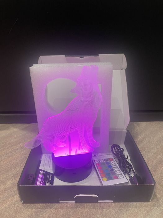 3D нощна лампа..