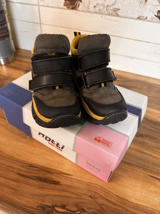 Кожанные полуботинки детские