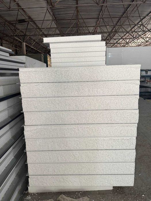 Изготовление сэндвич панелей. Ташкент. (Сендвич/Sendvich panel)