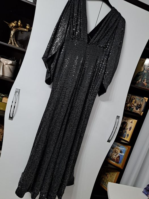 Rochie de seara negru/argintiu