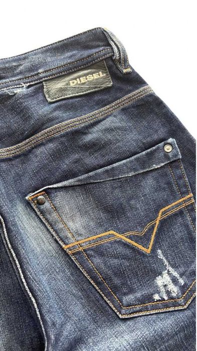 Diesel Industry дънки тъмносини distressed