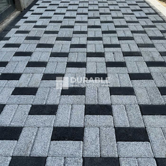 Bruschatka. Брусчатка. Тротуарная плитка. Укладка. Вибропрессованная.