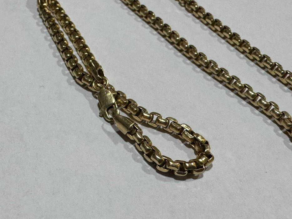 Мъжки златен синджир с кръст 14К