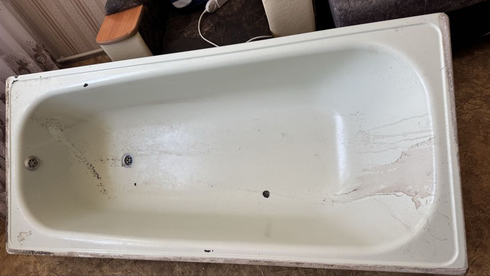 Отдам б/у ванну стальную