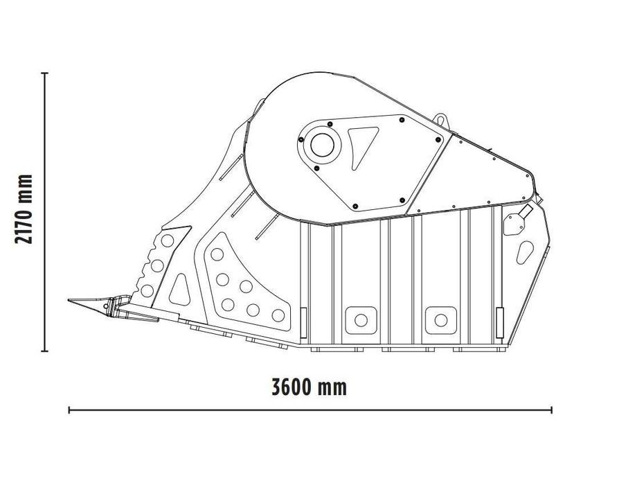 Cupe concasoare MB Crusher BF150.10 pentru excavatoare 70-100 ton