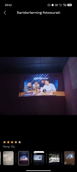 Smart Proyektor HY300 Android 11,4K. Wi.Fi