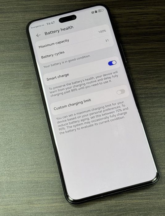 КАТО НОВ 512GB Huawei nova 14 Pro Yettel Гаранция 2029 Black / Черен