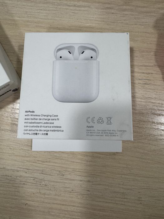 Пррдам наушники оригинал MRXJ2AM/A airpods with Wireiess Charging case