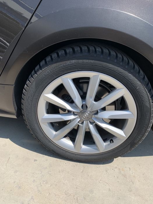 Jante originale Audi cu anvelope ca  noi