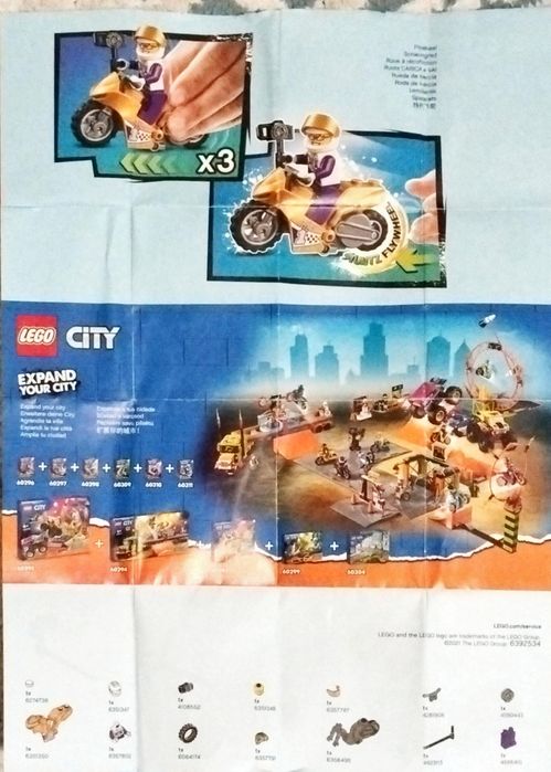 Лего станц, stuntz мотоцикл