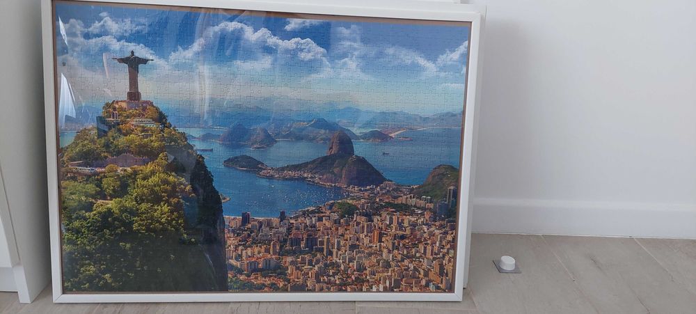 Tablouri din puzzle inramate