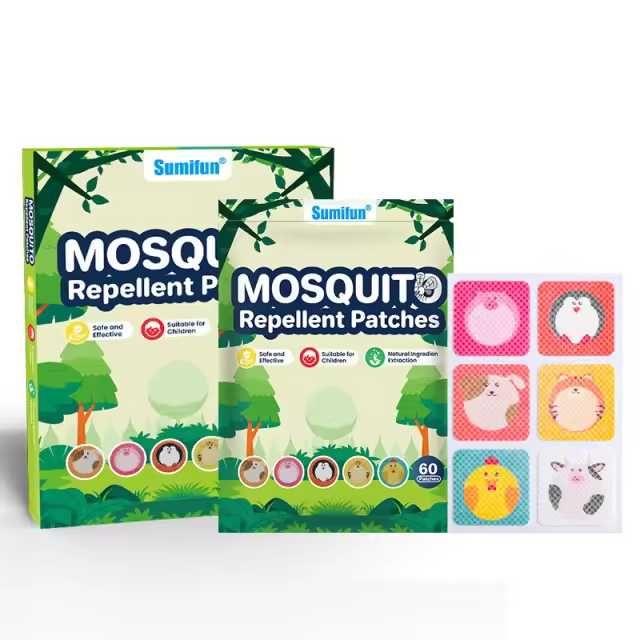 Репелентни лепенки против комари за деца 60 броя пачове Mosquito Patch Stickers for Kids - Plant Based