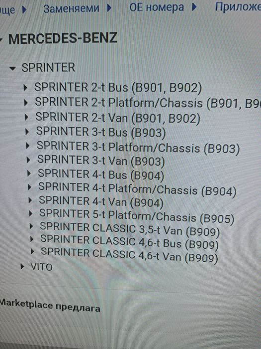 Хидравлична помпа Мерцедес Спринтер