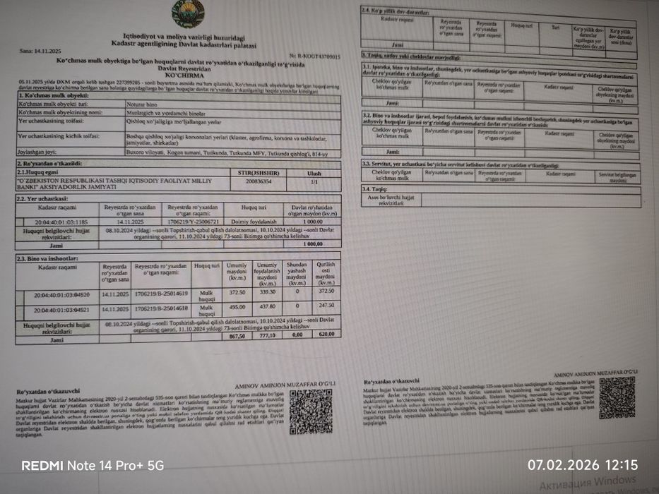 Kogon tumanidan muzlatgich kamerasi va barcha uskunalari hamda binosi