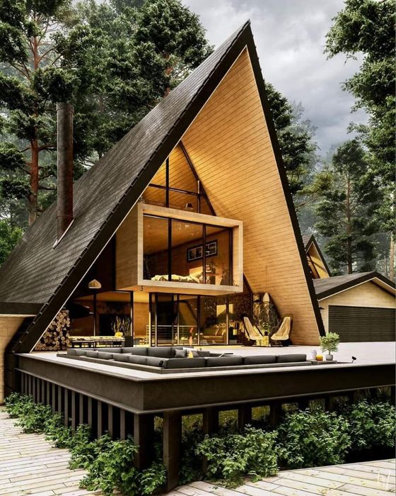 A-frame дом для аренды и гостевого бизнеса
