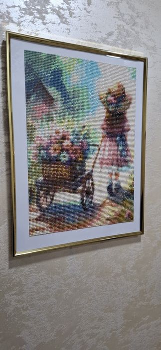 Диамантен гоблен 30/40 с рамка.