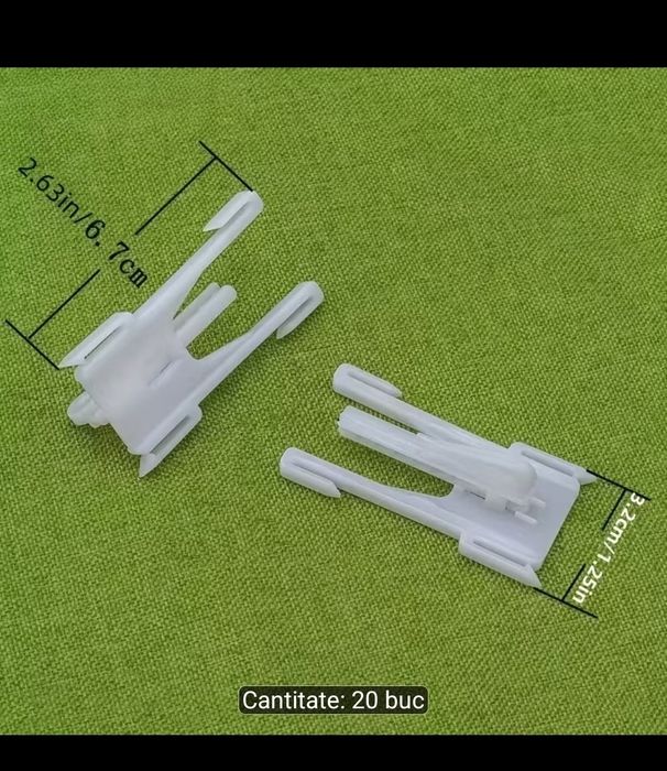 Carlige/calareti reglabili pe inaltime pentru perdele Wave