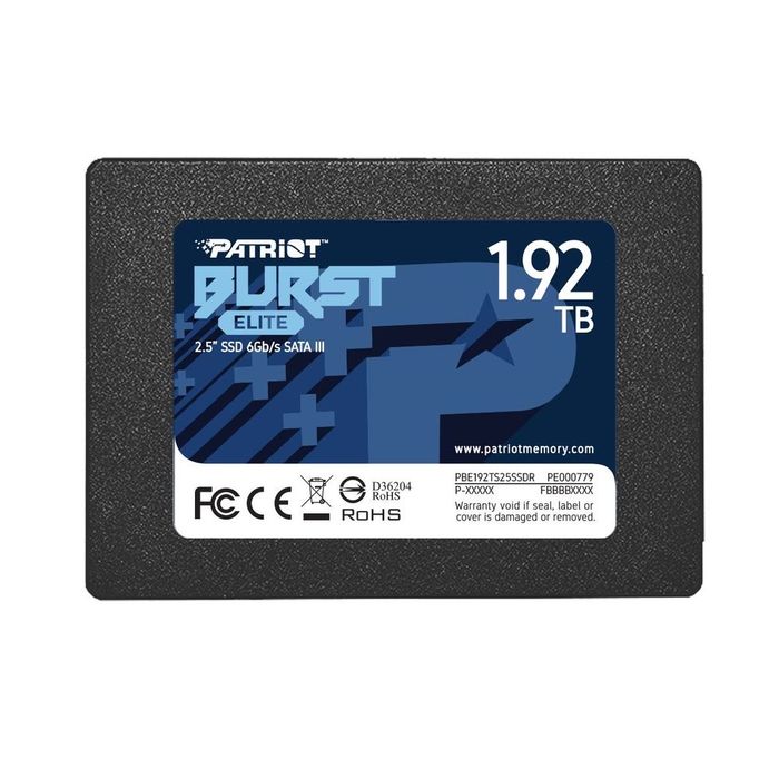 SSD диск sata Patriot Burst Elite 2tb(1.92tb)