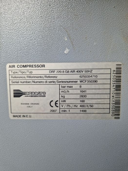 Винтовой Компрессор Ceccato DRF 220