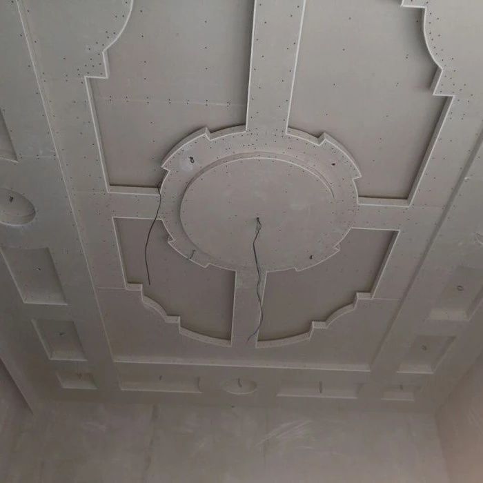 Гипсокартондан девор пергоротка потолок фигура киламиза
