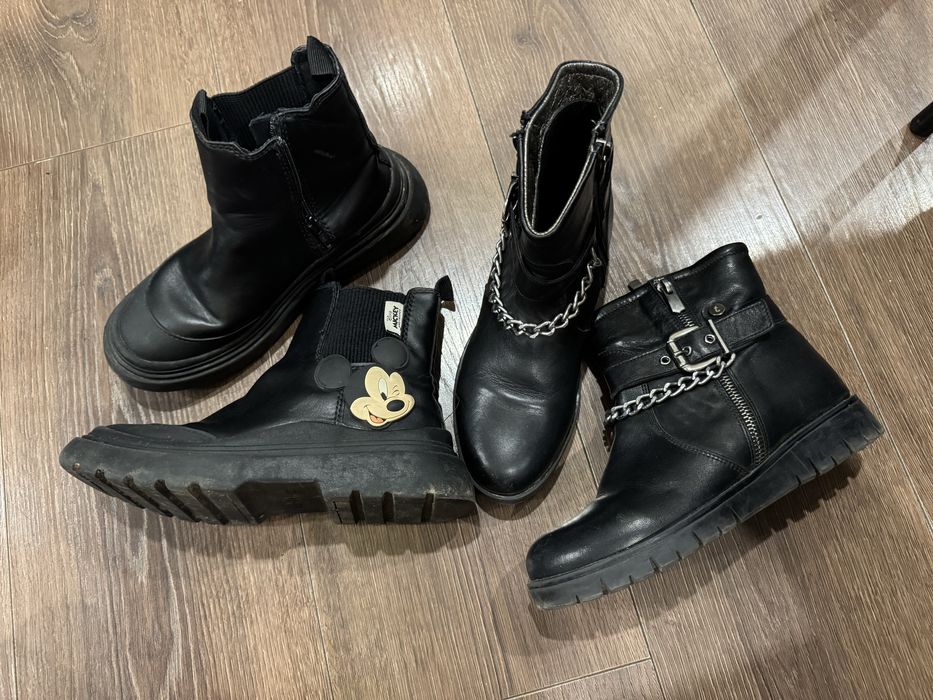 Осенние сапоги 33р на девочку Зара