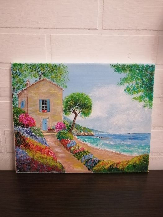 Продам картину Домик у моря