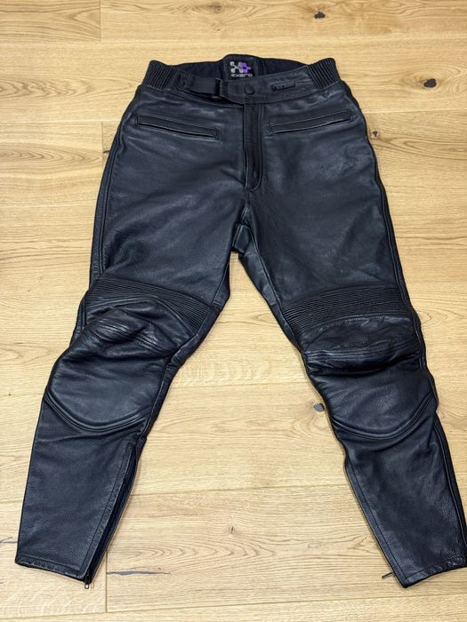 Кожен мото панталон