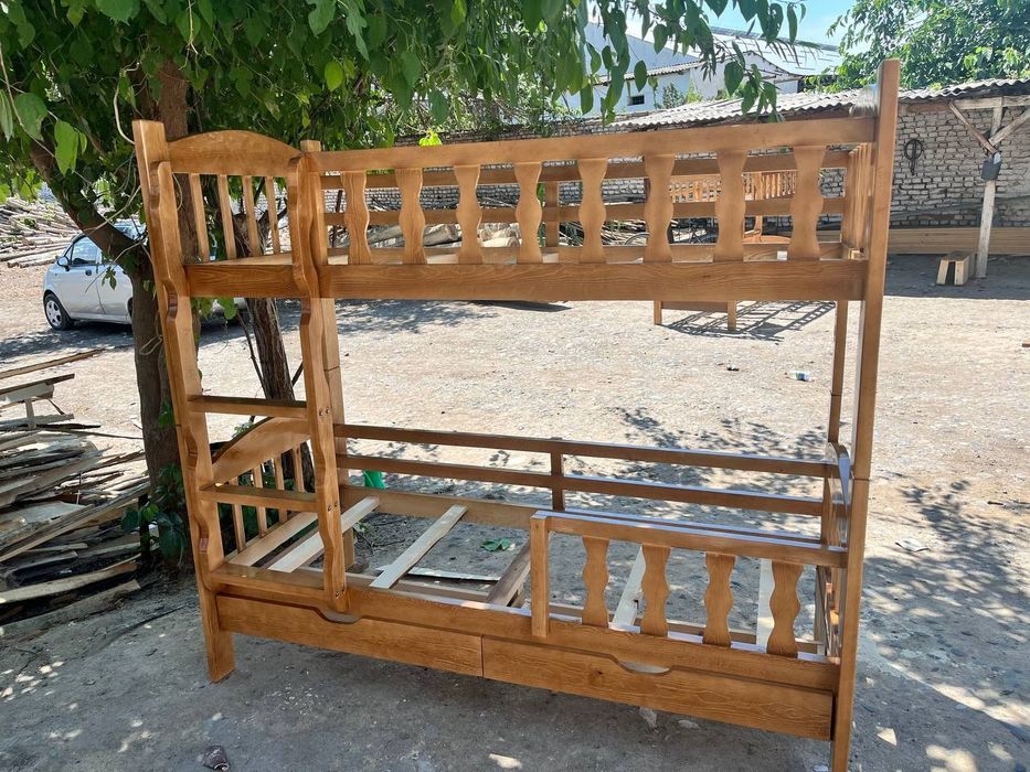 Bolalar uchun 2qavatli Kravatlar  materiali sosna lok sepilgan