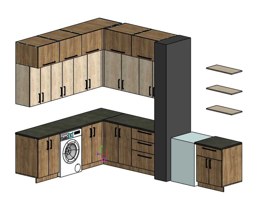 Кухни под заказ — проектирование, изготовление кухонных гарнитуров
