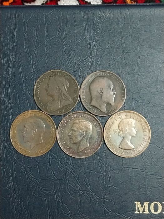 Английские монеты.