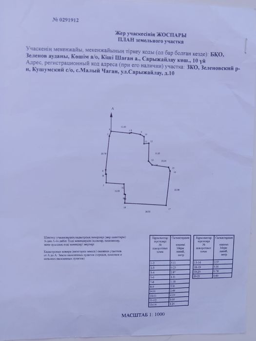 Продам участок Малый Чаган