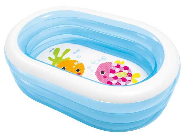 Piscina gonflabila Intex - My sea friends, 163 x 107 x 46 cm