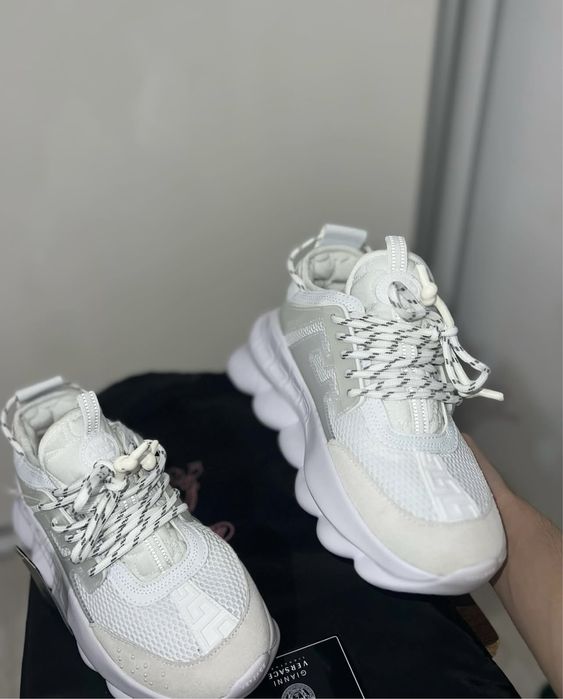 Adidasi versace chain reaction albi 40-43