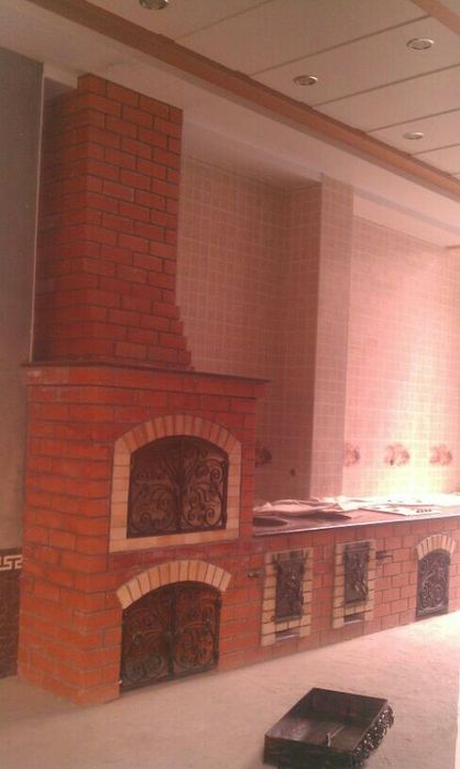 СТРОИТЕЛЬСТВО  Летние кухни. Очаги. Камин