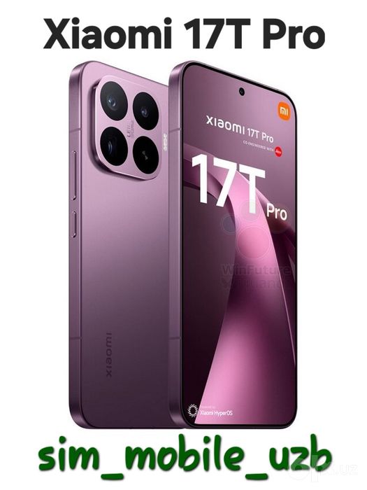 Xiaomi 17T Pro  (2026) Super Skidka+Garantiya+Dastavka